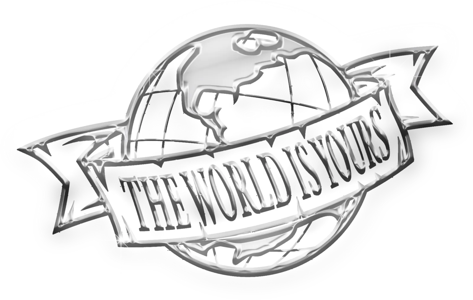 The World Is Yours — globe emblem